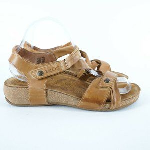 TAOS Women's Size 41 EURO US 10 Universe Sandals Comfort Wedge Sole Hook Loop